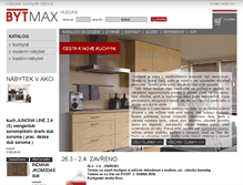 Tablet Screenshot of bytmax.cz
